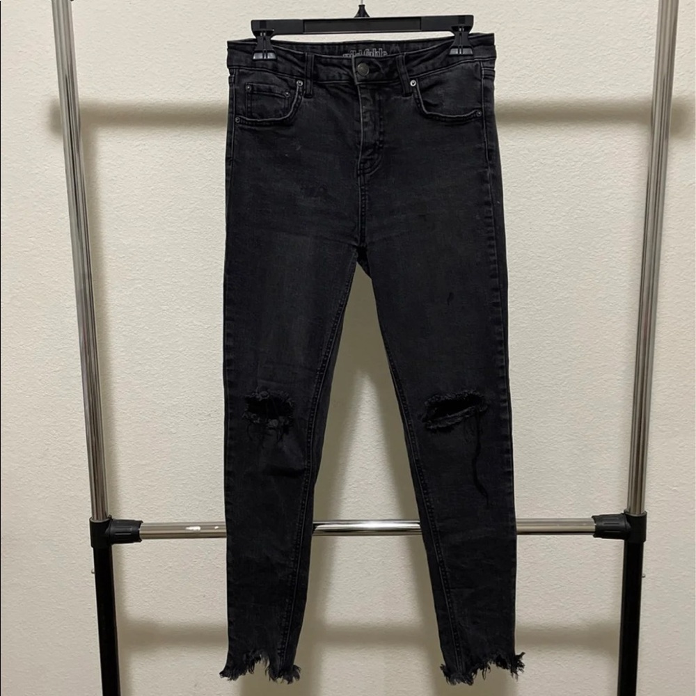 Wild fable distressed jeans with holes